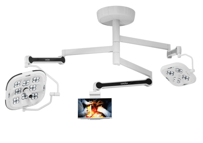 Clinical environment with integrated lighting solution