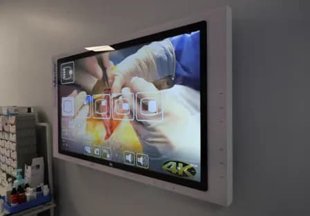 XXL 4K deployed in wall-mounted configuration